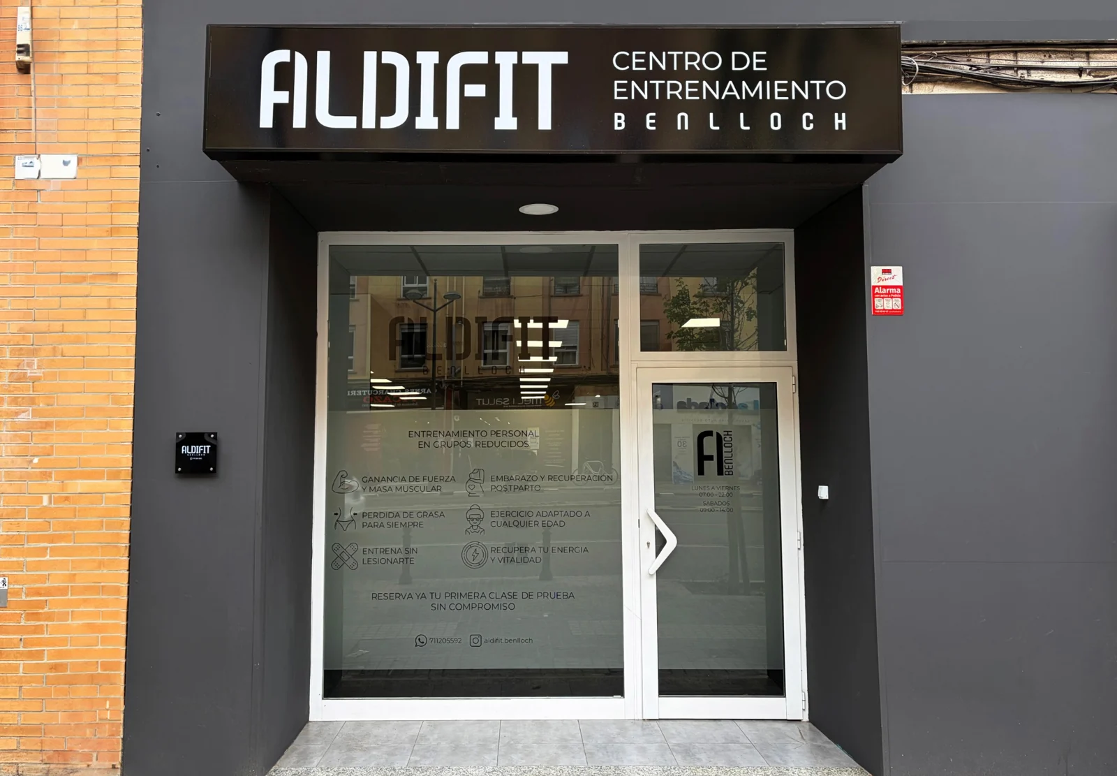 Entrada de ALDIFIT Benlloch